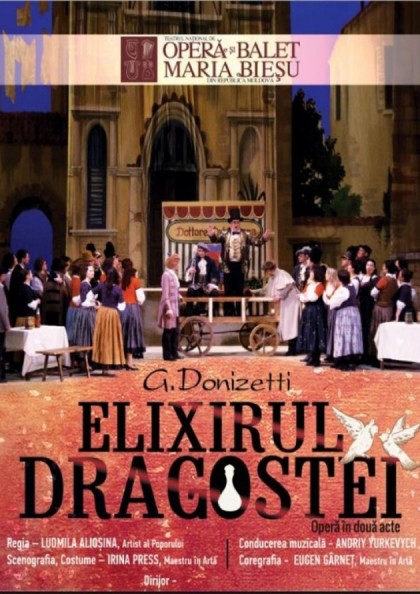 "Elixirul dragostei", premierÄƒ de zile mari la Opera NaÅ£ionalÄƒ ChiÈ™inÄƒu