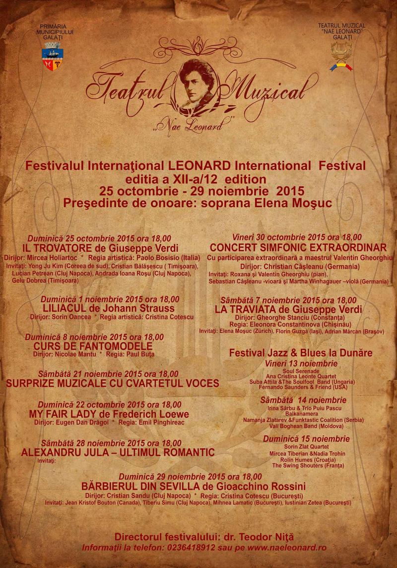 Festivalul International �Leonard", Galati