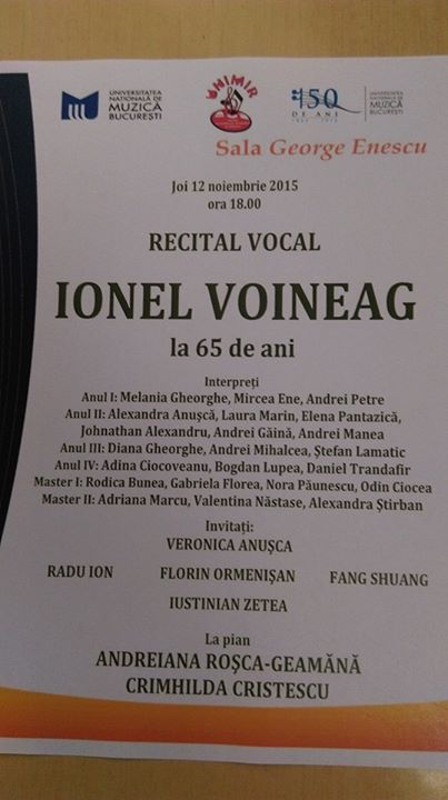 Recital Ionel Voineag
