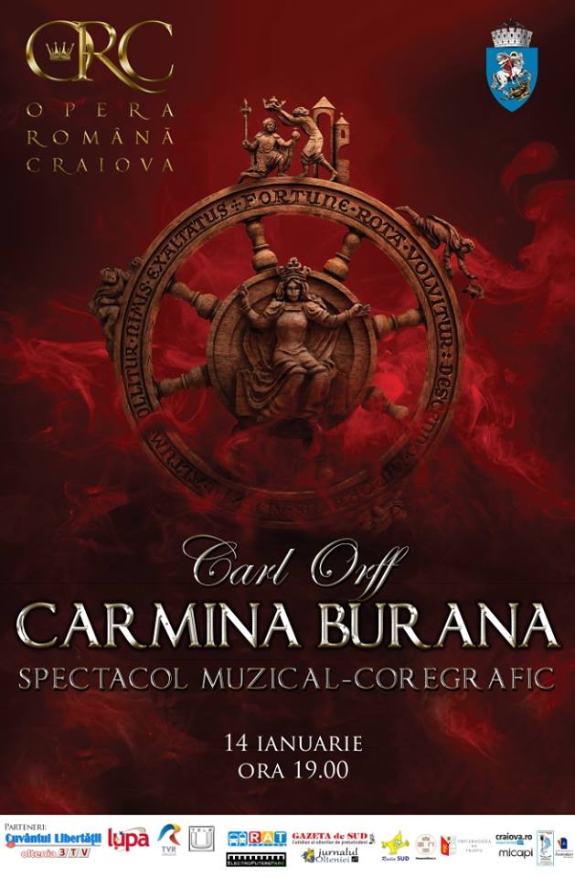 CARMINA BURANA - spectacol extraordinar dedicat Zilei Naționale a Culturii