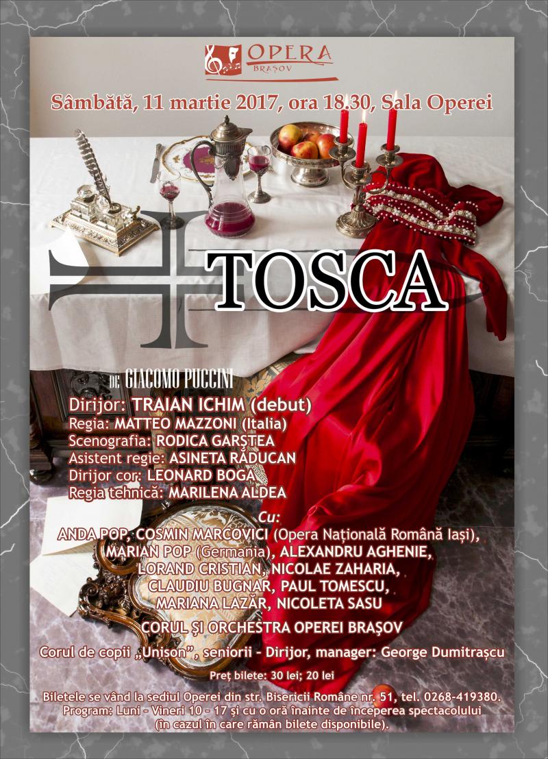 "Tosca" la Opera Brașov