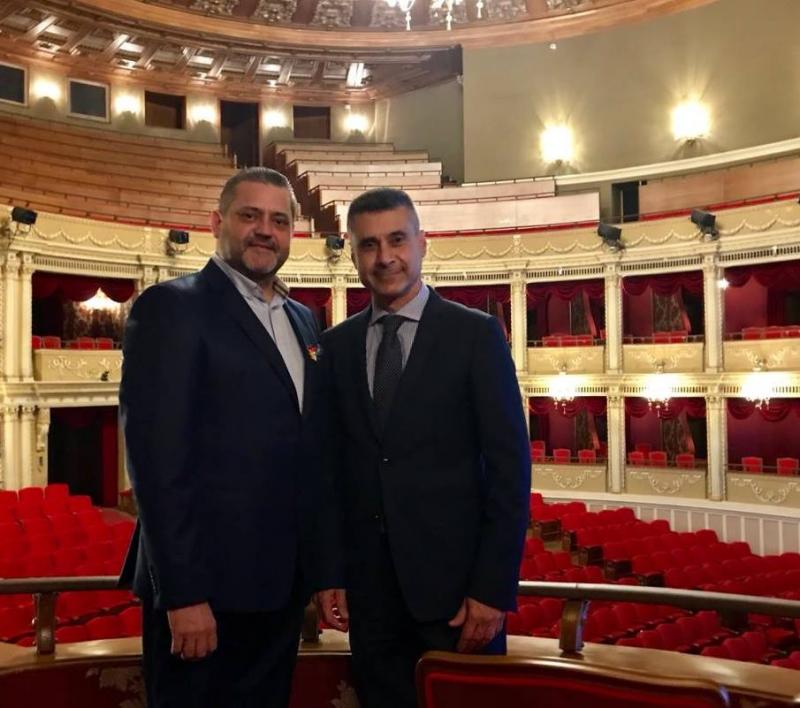 Intalnire intre managerul Operei Naționale București si ambasadorul Israelului la București