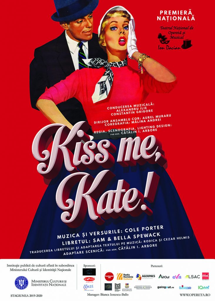 "Kiss Me, Kate!", premiera în România