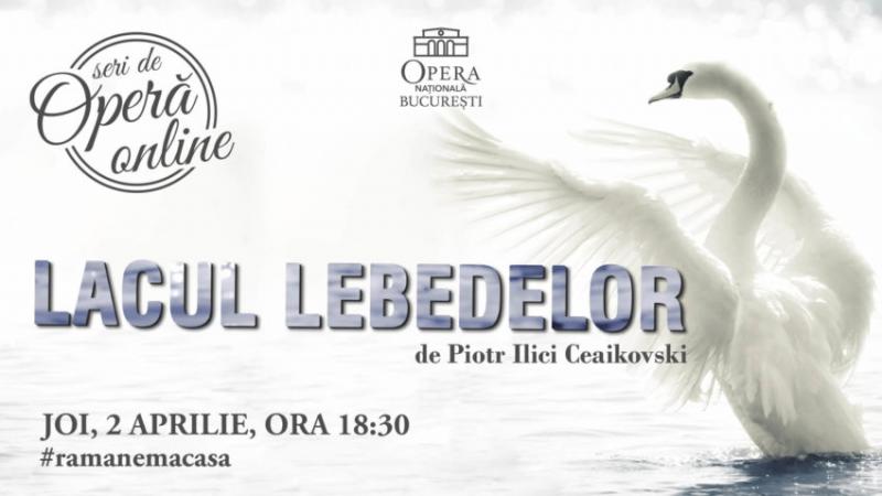 "Lacul lebedelor", diseară, continuă seria "Seri de operă online" la ONB