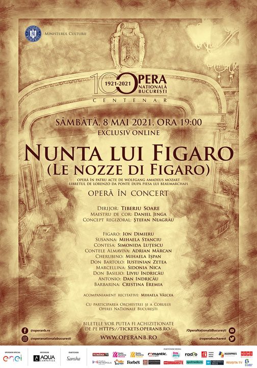 â€žNunta lui Figaroâ€� online, operÄƒ Ã®n concert