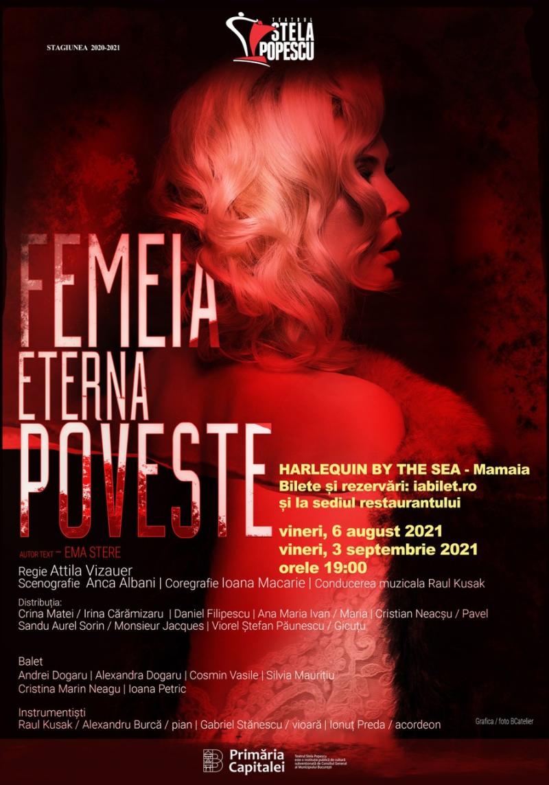 Teatrul Stela Popescu vine la ConstanÈ›a cu Eterna Poveste