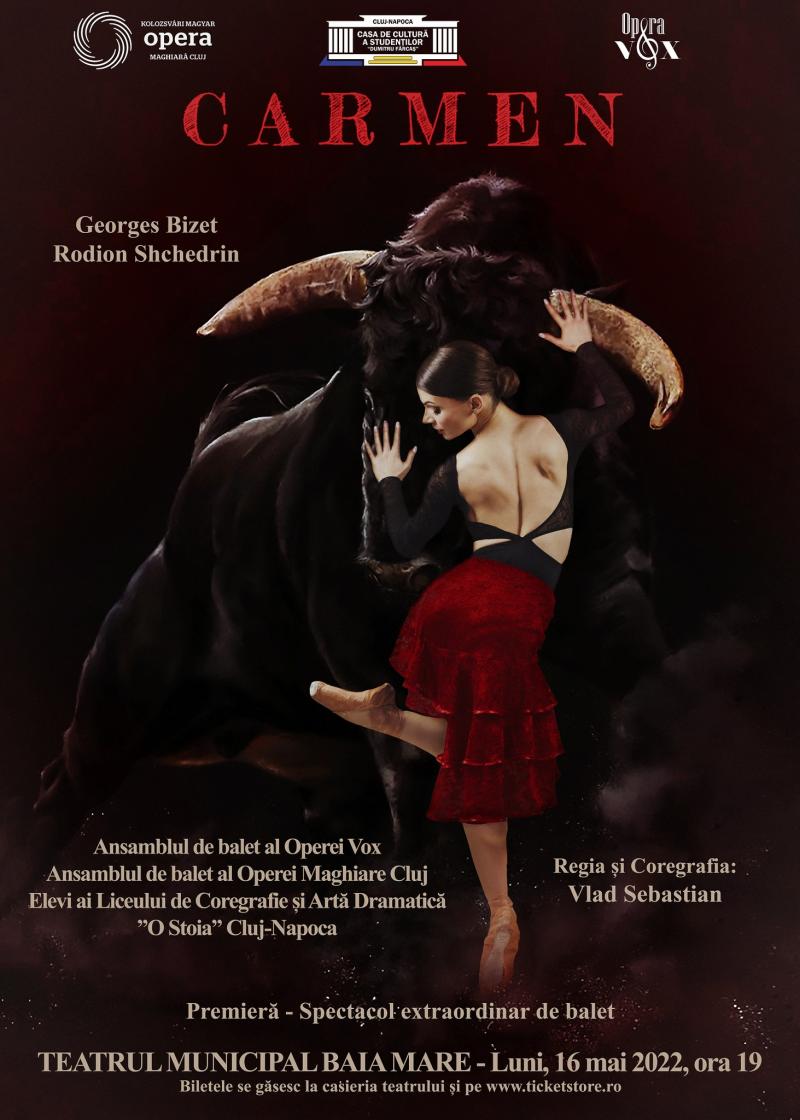 "Carmen", premieră extraordinară de balet la Opera Vox