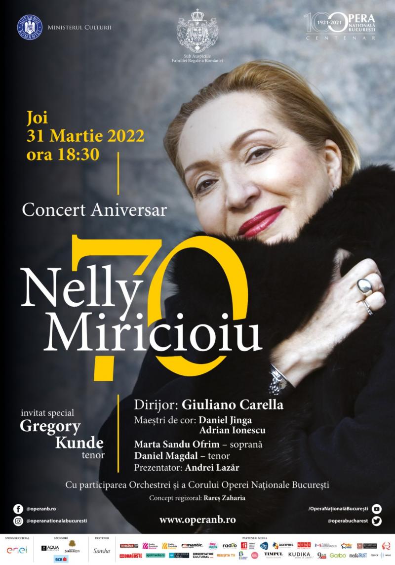 „Don Carlo” și Concertul Aniversar „Nelly Miricioiu”, pe scena Operei Naționale București