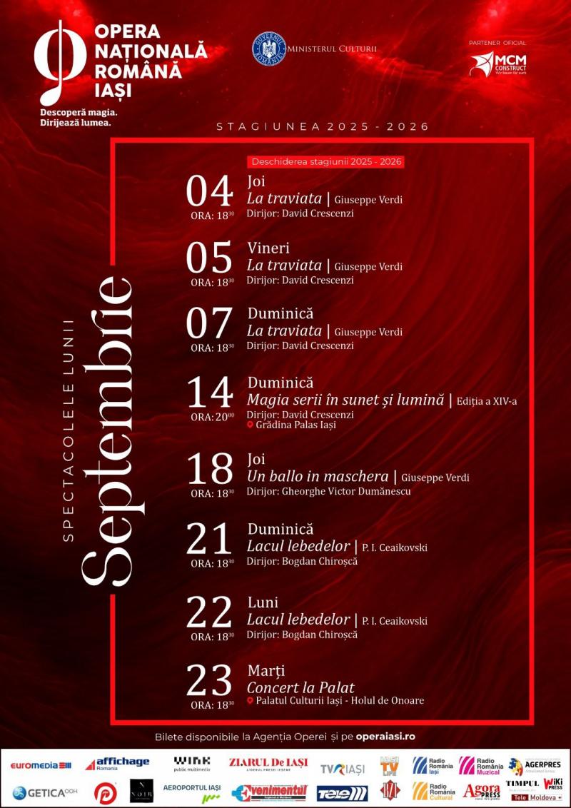 Program septembrie 2025