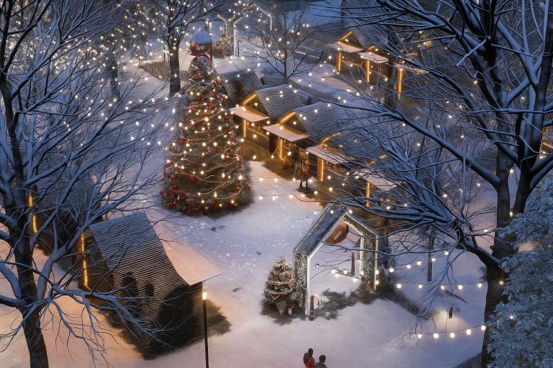 Farmecul sărbătorilor în Parcul Operei din Cluj-Napoca