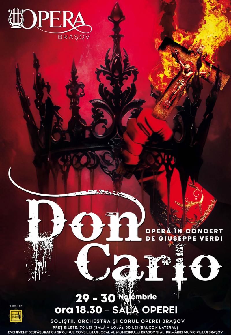 „Don Carlo”, un spectacol extraordinar, pe scena Operei Brașov