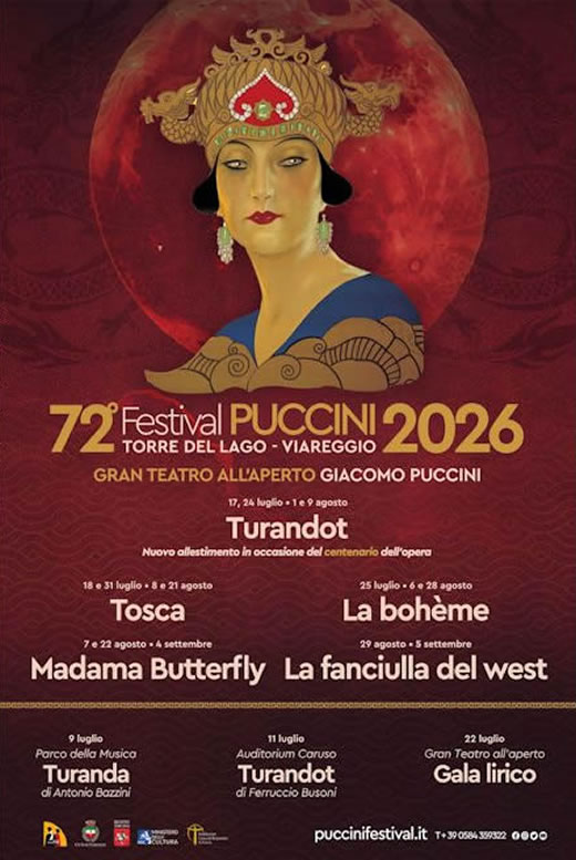 Al 72-lea Festival Puccini la Torre del Lago