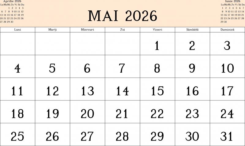 Program mai 2026