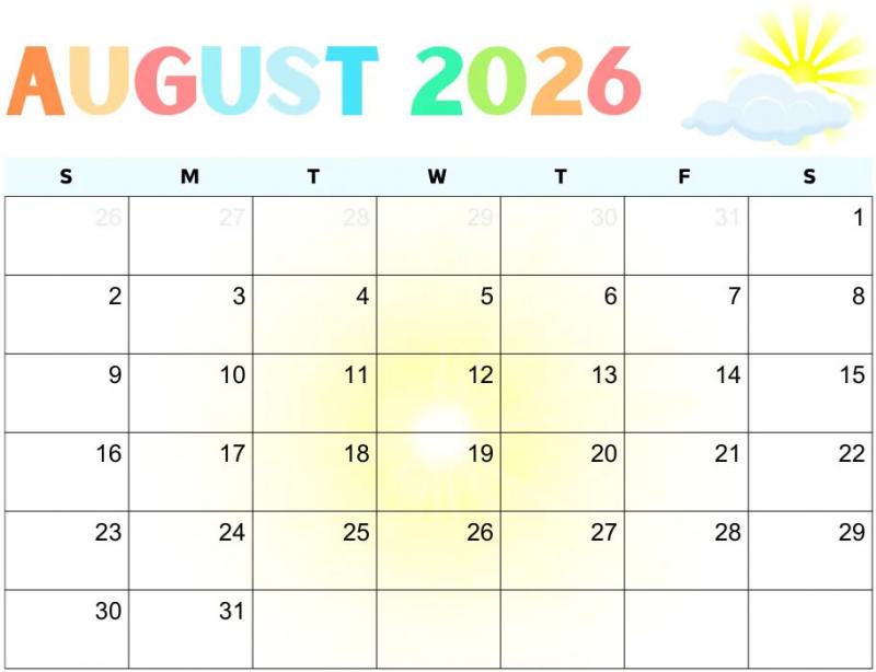 Program august 2026