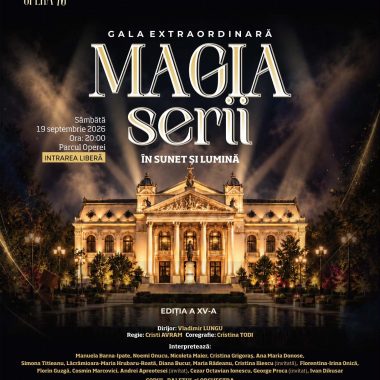 Gală grandioasă în Parcul Operei: „Magia serii în sunet și lumină”