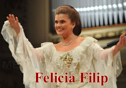 Concert extraordinar în scop caritabil - Felicia Filip cântă la Oradea